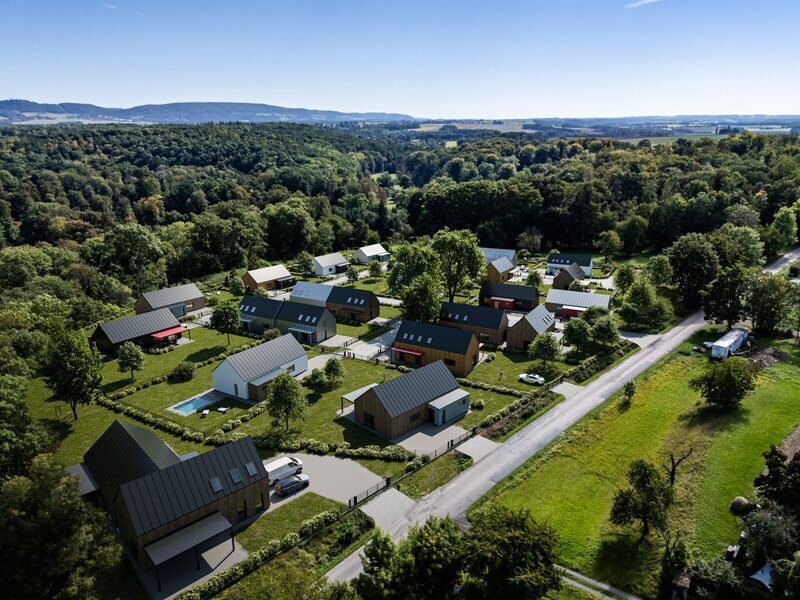 Stavební pozemky v malebné obci Žleby – ideální místo pro váš nový domov